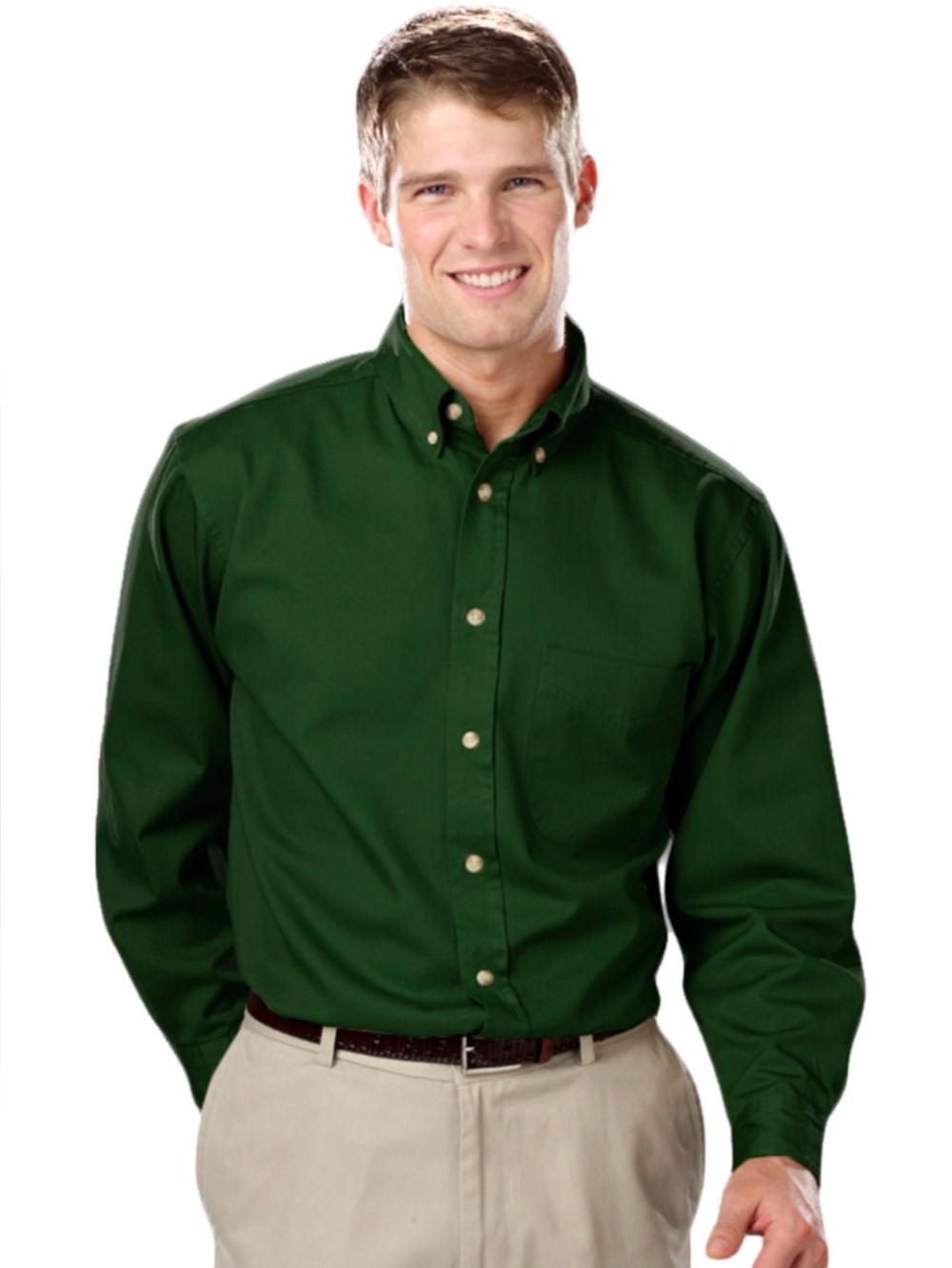 NWT Blue Generation  Men's Scotchgard Twill Button Down Shirt |3XL